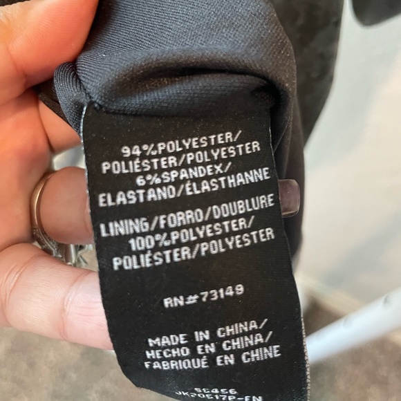 Fashion Nova Metallic Silver Crushed Velvet Blazer - Picture 6 of 6